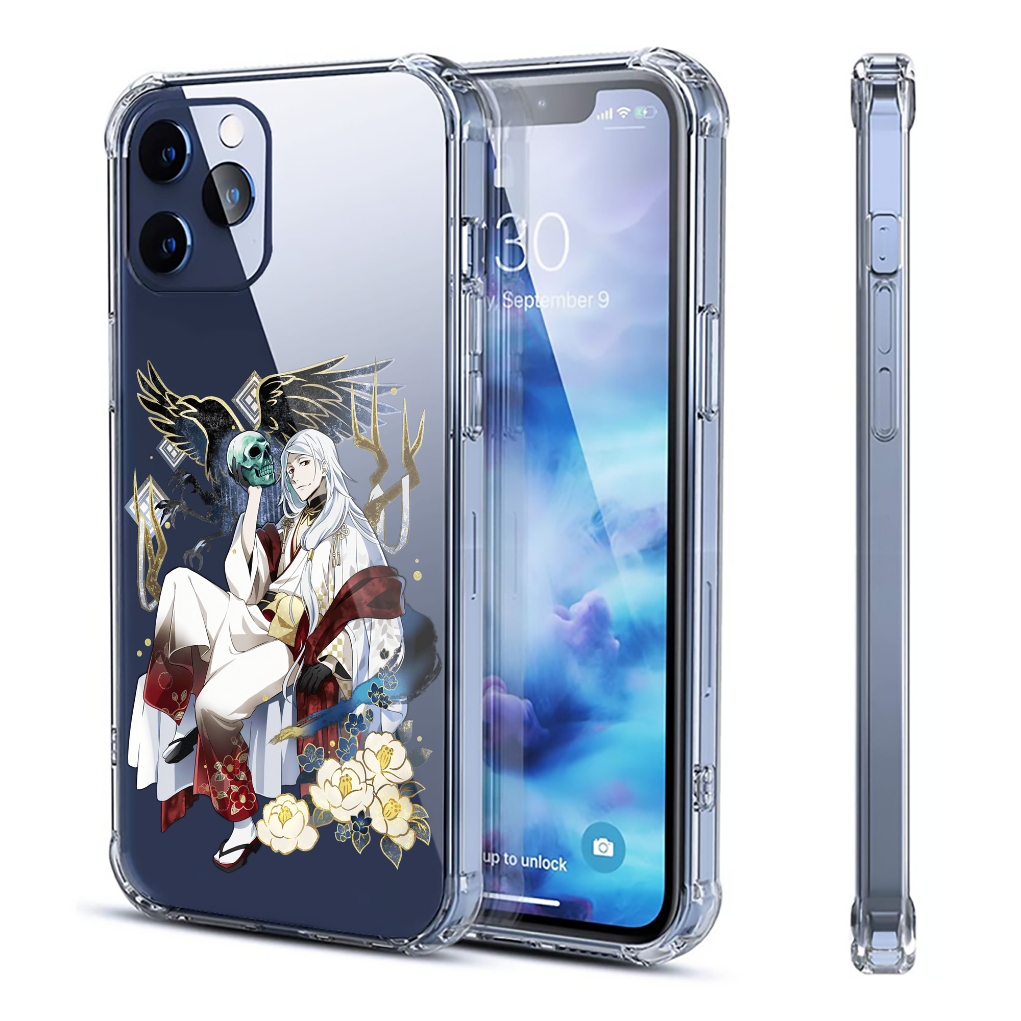 （画像用） 文豪ストレイドッグス Bungo Stray Dogs 【iPhone 12シリーズ対応】透明スマホケース（クリアソフトケース）